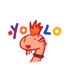 Random Doodles with Random Colors（個別スタンプ：14）