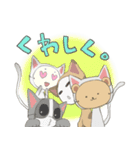 猫に仮面（個別スタンプ：19）
