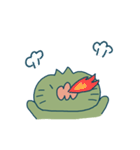 double green's cat（個別スタンプ：14）