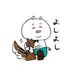 猫ぶたとリス（個別スタンプ：27）