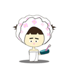 Round Head Best Striped（個別スタンプ：3）