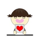 Round Head Best Striped（個別スタンプ：4）