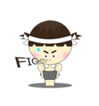 Round Head Best Striped（個別スタンプ：7）