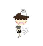 Round Head Best Striped（個別スタンプ：13）