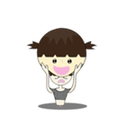 Round Head Best Striped（個別スタンプ：15）
