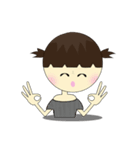 Round Head Best Striped（個別スタンプ：22）
