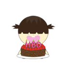Round Head Best Striped（個別スタンプ：24）