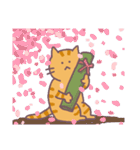 ネコの茶トラ親子（個別スタンプ：39）