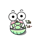 Little turtle very big eye. O.o"（個別スタンプ：18）