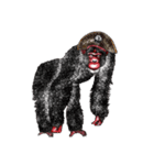 黒猿スタンプ・チンパンジー（個別スタンプ：33）