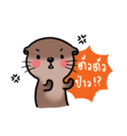 Ottie the Little Otter（個別スタンプ：12）