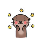 Ottie the Little Otter（個別スタンプ：13）