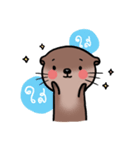 Ottie the Little Otter（個別スタンプ：28）