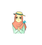 Miki (Hijab Girl)（個別スタンプ：1）