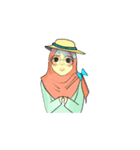 Miki (Hijab Girl)（個別スタンプ：2）