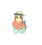 Miki (Hijab Girl)（個別スタンプ：3）