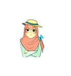 Miki (Hijab Girl)（個別スタンプ：5）