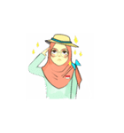 Miki (Hijab Girl)（個別スタンプ：20）