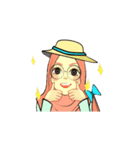 Miki (Hijab Girl)（個別スタンプ：24）