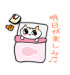 素直に返事をするネコ（個別スタンプ：10）