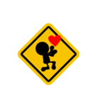 Traffic signs behavior（個別スタンプ：4）
