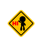 Traffic signs behavior（個別スタンプ：7）