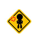 Traffic signs behavior（個別スタンプ：12）