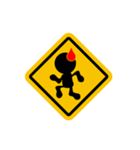Traffic signs behavior（個別スタンプ：15）