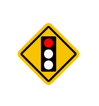 Traffic signs behavior（個別スタンプ：16）