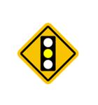 Traffic signs behavior（個別スタンプ：17）