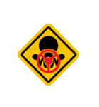 Traffic signs behavior（個別スタンプ：28）
