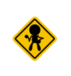 Traffic signs behavior（個別スタンプ：32）