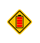 Traffic signs behavior（個別スタンプ：36）