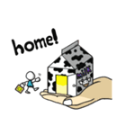 The life of small man and big hand（個別スタンプ：7）