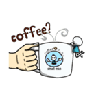 The life of small man and big hand（個別スタンプ：16）
