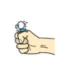 The life of small man and big hand（個別スタンプ：20）