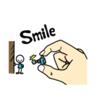 The life of small man and big hand（個別スタンプ：30）