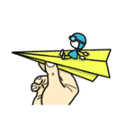 The life of small man and big hand（個別スタンプ：32）