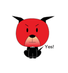 Red Dog Sword Tail（個別スタンプ：9）