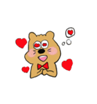 くま、時々、うさぎ（個別スタンプ：3）