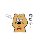 くま、時々、うさぎ（個別スタンプ：6）