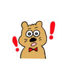 くま、時々、うさぎ（個別スタンプ：9）