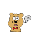 くま、時々、うさぎ（個別スタンプ：26）