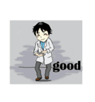 Psychosomatic worker in hospital（個別スタンプ：38）