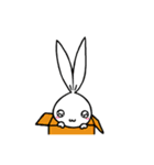 a rabbit with overalls（個別スタンプ：27）
