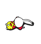 a rabbit with overalls（個別スタンプ：29）