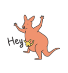 kangaroo and family（個別スタンプ：1）