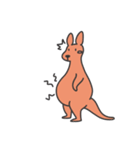 kangaroo and family（個別スタンプ：14）