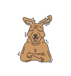 kangaroo and family（個別スタンプ：17）
