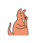 kangaroo and family（個別スタンプ：22）